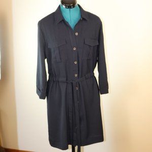 Place & Pearls black mini dress